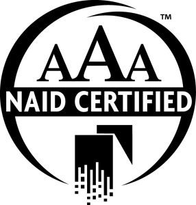 NAID AAA Certified logo black HiRes NAID AAA Certified logo